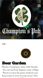 Mobile Screenshot of championspub.com